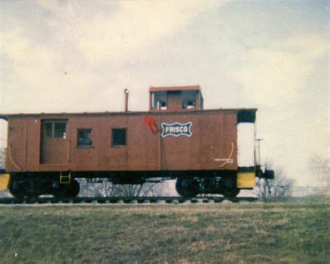 Frisco Wooden Caboose With Side Door At Osceola Mo 1992