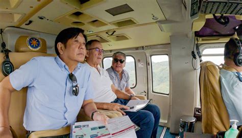 Nagsagawa Ng Aerial Inspection Si Marcos Sa Binaha Na Bayan Ng Davao De