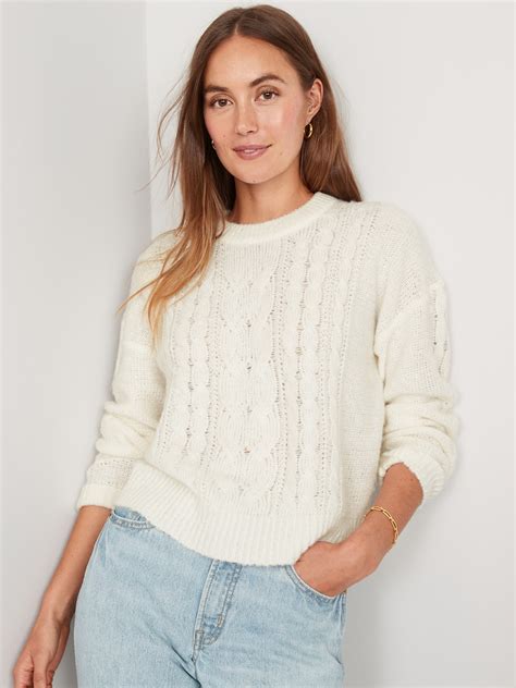 Cable Knit Sweater For Women Old Navy