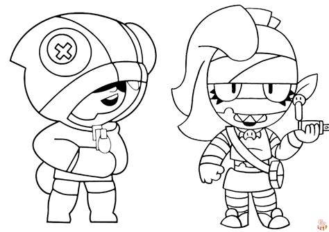 Brawl Stars Coloring Pages Printable And Free