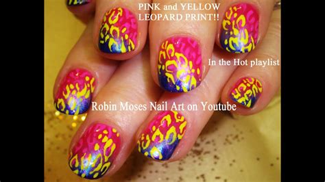 Nail Design For Short Nails Diy Easy Rainbow Animal Print Tutorial