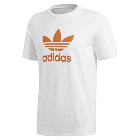 Adidas Originals Mens Trefoil T Shirt White Wholesale Sportswear