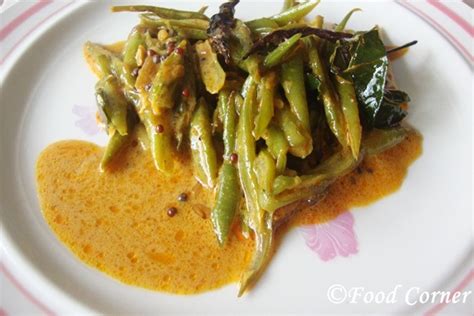 Sri Lankan Green Beans Curry Bonchi Themparaduwa Food Corner