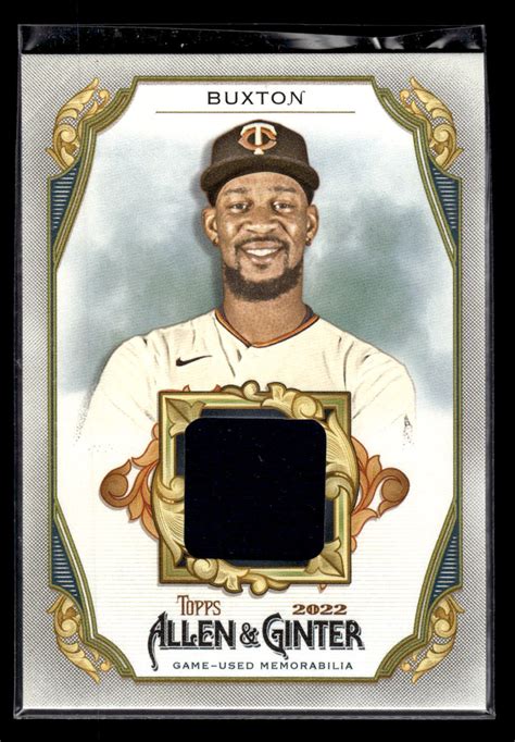 Topps Allen Ginter Agrb Bb Bryon Buxton Full Size Relics Mint