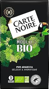 CARTE NOIRE Café Moulu Bio Café Moulu Pur Arabica Délicat et