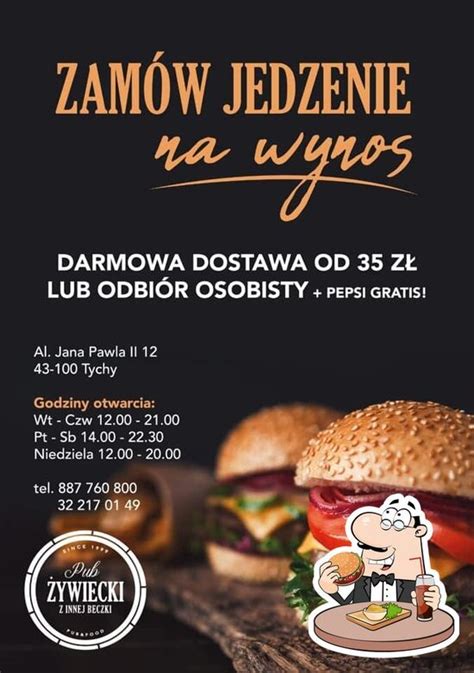 Menu at Pub Żywiecki z Innej Beczki Tychy