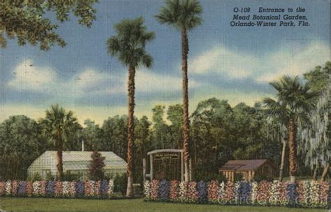 Mead Botanical Garden Winter Park, FL Postcard