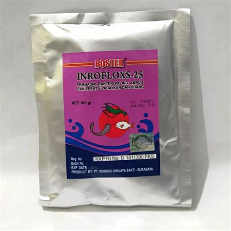 Jual Boster Inrofloxs Serbuk Gr Antibiotik Ikan Enrofloxacin