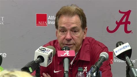 The Team That Played The Best Always Wins Coach Saban After Alabama