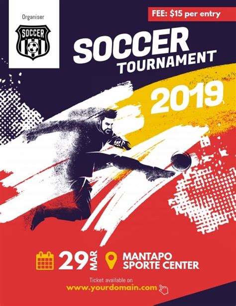 Copy Of Soccer Futsal Tournament Flyer Poster Artofit