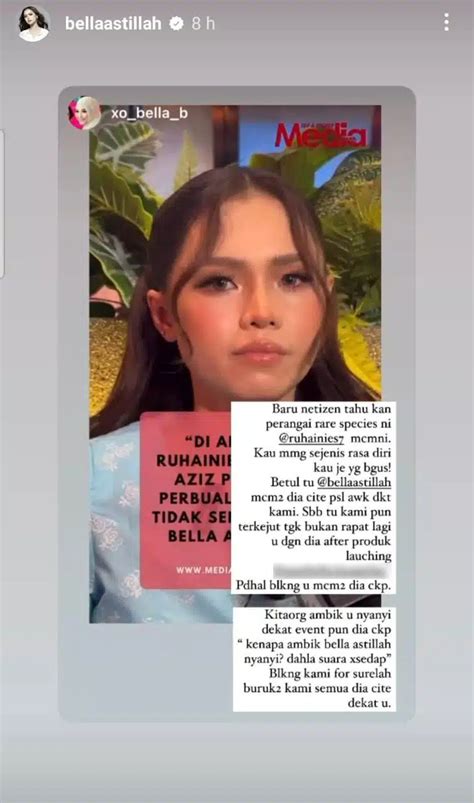 Kenapa Ambil Bella Nyanyi Dahlah Suara Tak SedapRuhainies Turut Kutuk