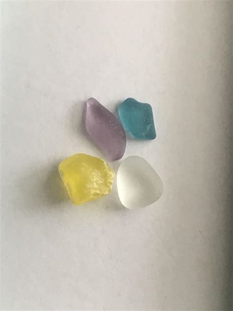 My Favourite Seaglass Idk If The Yellow Counts Tho R Seaglass