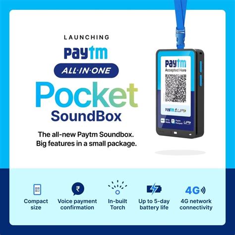 Paytm Pocket Soundbox And Music Soundbox Payment Devices Launched In