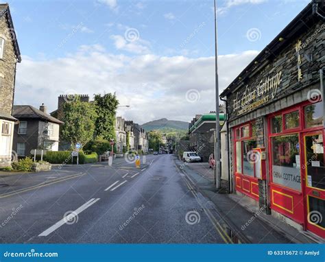 Lake Road, Ambleside, Lake District Editorial Photography - Image of ...