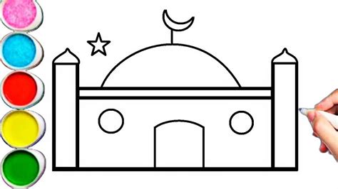 How To Draw A Masjid How To Draw A Masjid Al Aqsa How To Draw A Masjid