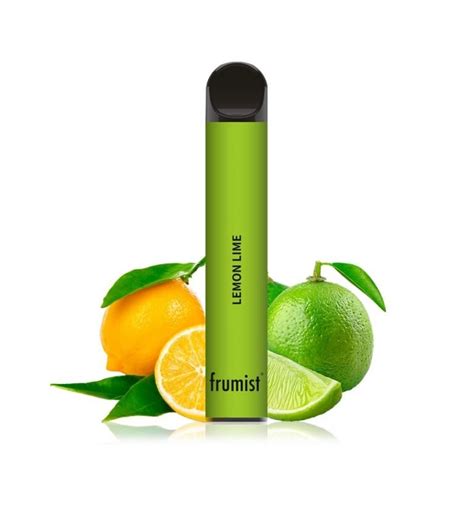 Frumist Disposable Vape Lemon Lime Rolling Buddy Vape Shop Malta