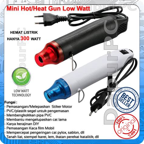 Mini Hot Gun Heat Gun Low Watt W Electric Alat Pemanas Multifungsi Lazada Indonesia