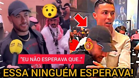 Olha O Que Neymar Falou Ap S O Emocionante Encontro Cristiano