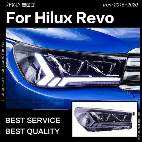 Akd Car Styling For Toyota Hilux Headlights Revo Rocco Led