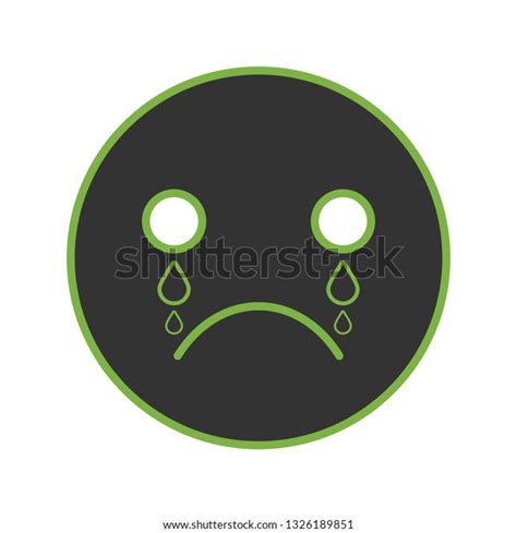 Vector Cry Emoji Icon Stock Vector Royalty Free 1326189851 Shutterstock