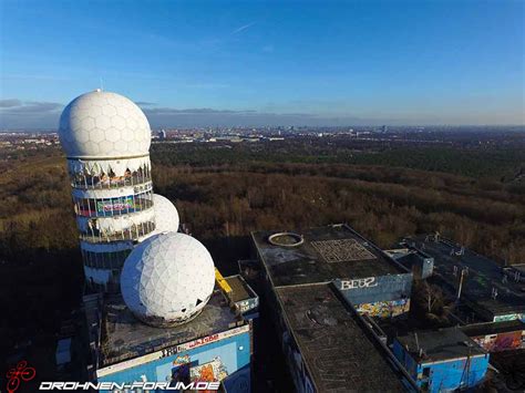 Radarstation Teufelsberg Berlin Luftaufnahmen Fotos Drohnen Forum