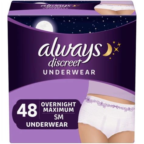 Always Discreet Boutique Small Medium Overnight Maximum Incontinence