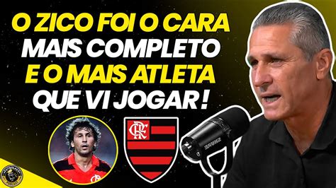 JORGINHO FALA COMO ERA JOGAR O ZICO NO FLAMENGO YouTube