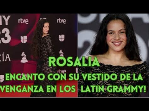 ROSALIA DEJO MUDO A TODOS AL DESFILAR EN LA ALFOMBRA ROJA CON EL