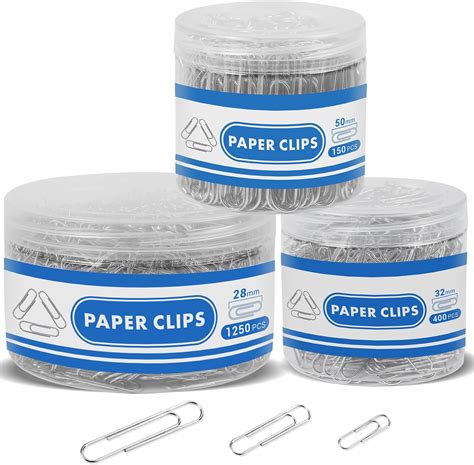 700 Paper Clips Medium And Jumbo Size Paperclips For Office School And Personal Use