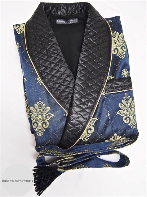 Gentlemans Paisley Silk Dressing Gown