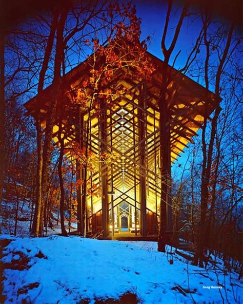 Thorncrown Chapel In Eureka Springs Arkansas By E Fay Jones