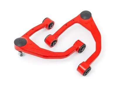 Red Rough Country Upper Control Arms Toyota