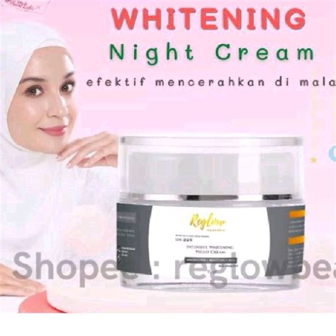 Jual Reglow Intensive Night Cream Korean Glass Glowing Skin Bpom