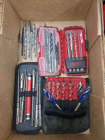 Lot Of Assorted Drill Bits Isabell Auction