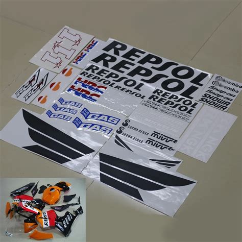 Kit Carenagem Da Motocicleta Decalques Adesivo Para Honda Cbr Rr