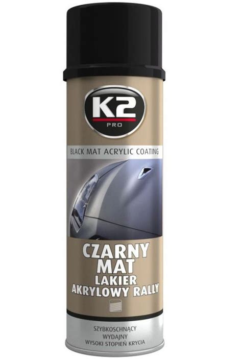 LAKIER AKRYLOWY CZARNY MAT SPRAY 500 ML ERLI Pl