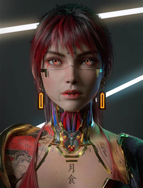 Cybergirl Aria Sm X3模型 角色人物生物 作品模型 Cg模型网