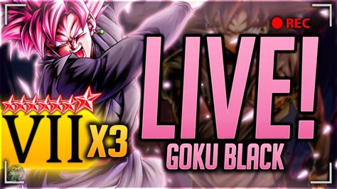 Dragon Ball Legends Live Star Transforming Goku Black Showcase X