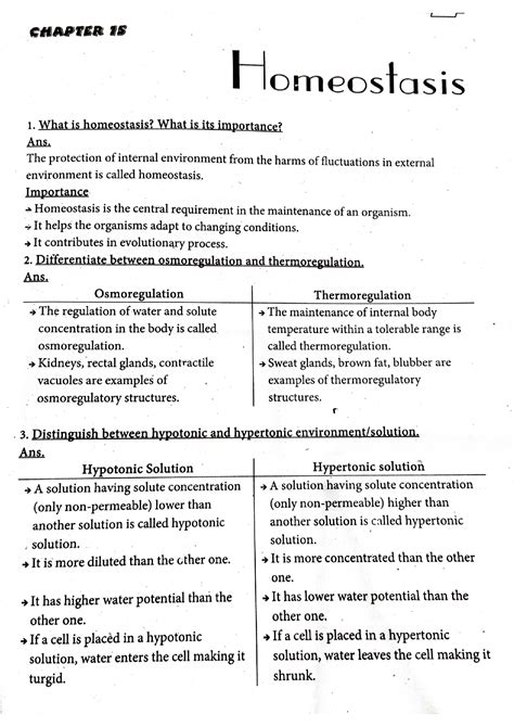 Solution Homeostasis Studypool Off