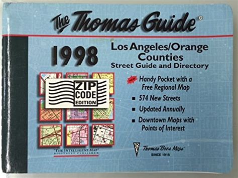 Los Angelesorange Counties Street Guide And Directory Thomas Bros