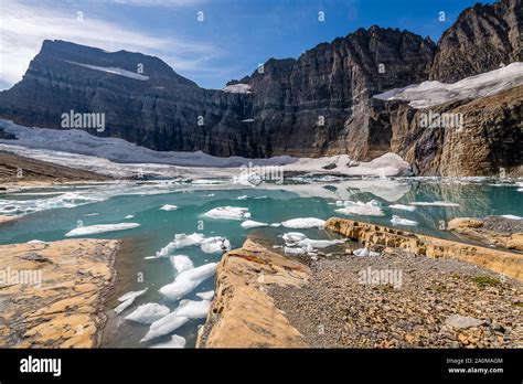 Grinnell Glacier Trail, Glacier National Park Stock Photo - Alamy