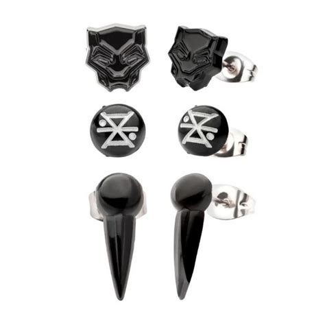 Buy Your Black Panther Wakanda Forever Stud Earring Set Free Shipping