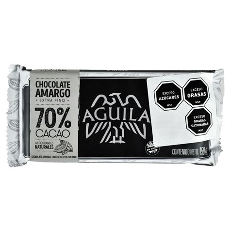 Chocolate Aguila Extrafino 70 Cacao 150 G Devoto Hnos Sa