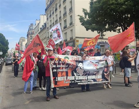 Déclaration De Georges Abdallah à Loccasion De La Manifestation