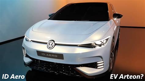 VW ID Aero Concept 2023 FIRST Look At All Electric Arteon Or Passat