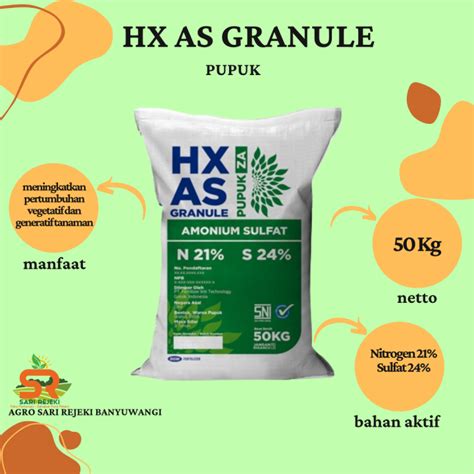 PUPUK HX AS GRANULE 50KG PUPUK ZA Lazada Indonesia