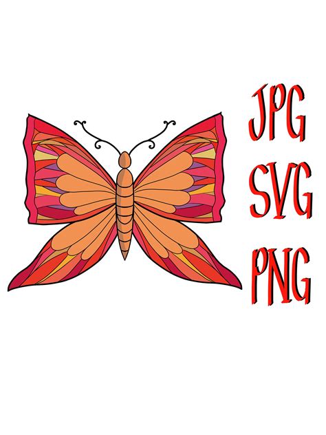 Butterfly Wings Butterfly Printable Butterfly Svg Butterfly Etsy