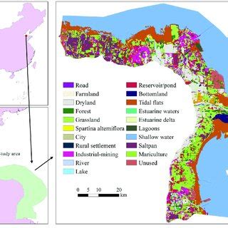 The Yellow River Delta and its land use and land cover in 2020 ...