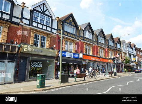 Upper High Street Epsom Surrey England United Kingdom Stock Photo