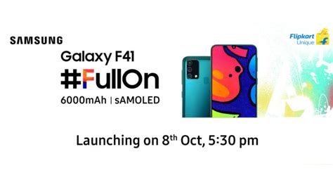 Samsung Confirms Galaxy F41s Battery Capacity Launch Date Sammobile